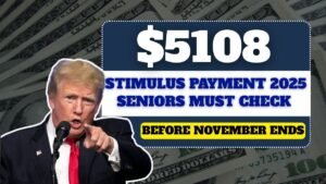 $5108 Stimulus Payment 2025: Seniors Must Check Payment Dates Before November Ends