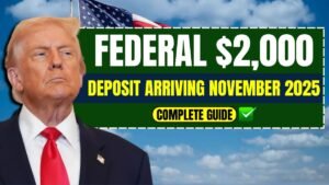 Federal $2,000 Deposit Arriving November 2025 – Complete Guide for Beneficiaries